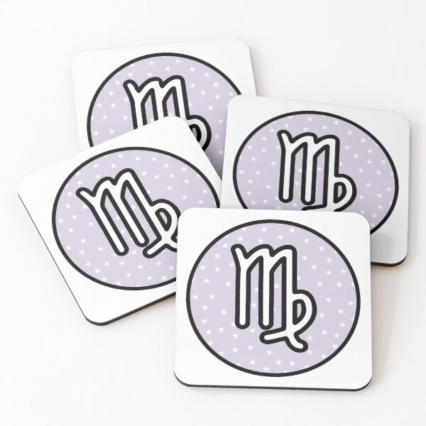 Item preview, Virgo zodiac / astrology sticker - Purple Stars designed and sold by JessisArt.