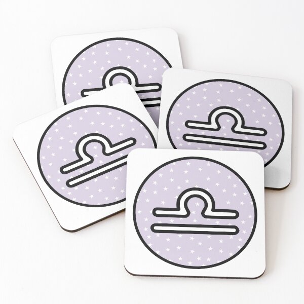 Artikelvorschau, Libra zodiac/astrology Sticker - Purple Stars entworfen und verkauft von JessisArt.