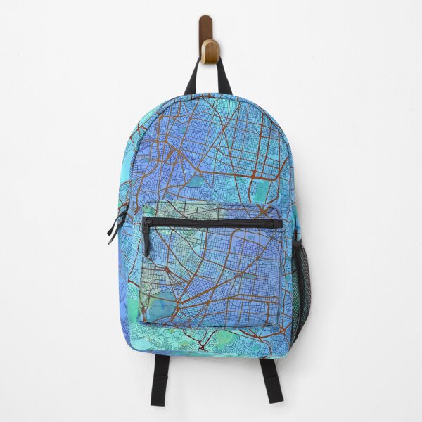 Item preview, Mexico North America Street Map Blue Lagoon designed and sold by IvonDesign.