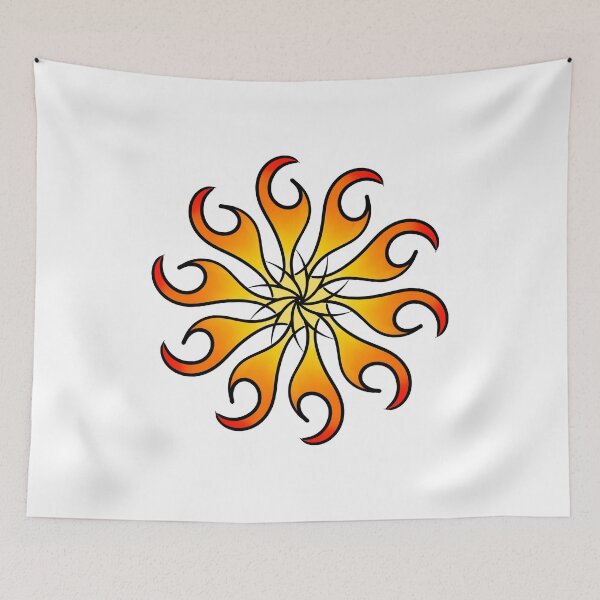 Item preview, Fire Rangoli Design designed and sold by ABS-Originals.