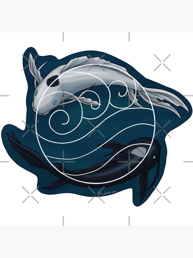 "Avatar Water Symbol White" Photographic Print by -Jewel-Art- | Redbubble