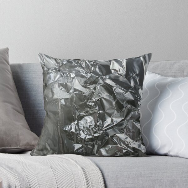 Item preview, Close-Up Of Crumpled Up Aluminium Kitchen Foil designed and sold by AJ505.