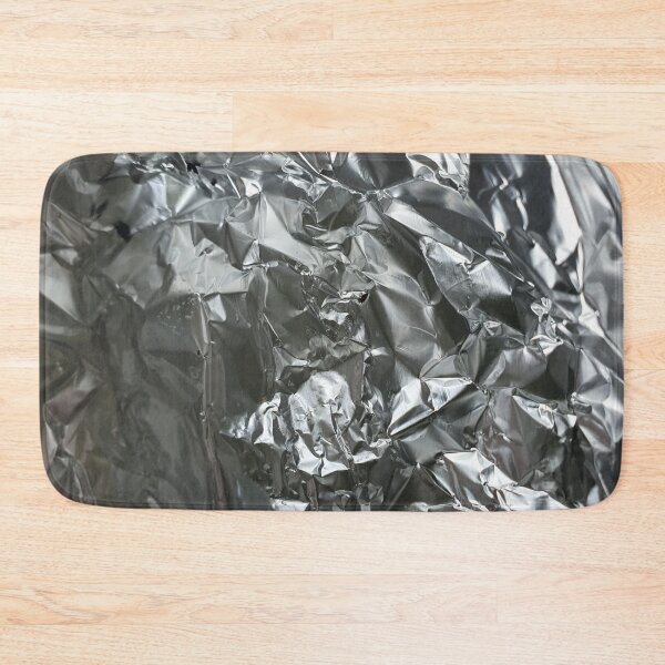Item preview, Close-Up Of Crumpled Up Aluminium Kitchen Foil designed and sold by AJ505.