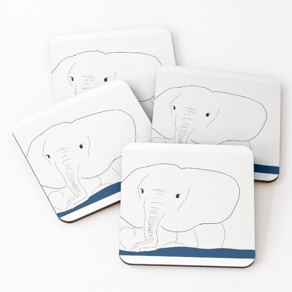 Item preview, this is a cute baby elephant swimming designed and sold by Beardeddragon13.
