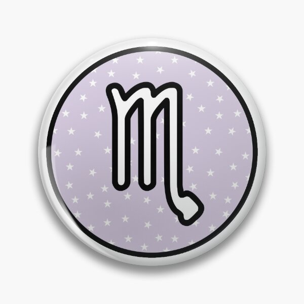 Item preview, Scorpio zodiac / astrology sticker - Purple Stars designed and sold by JessisArt.