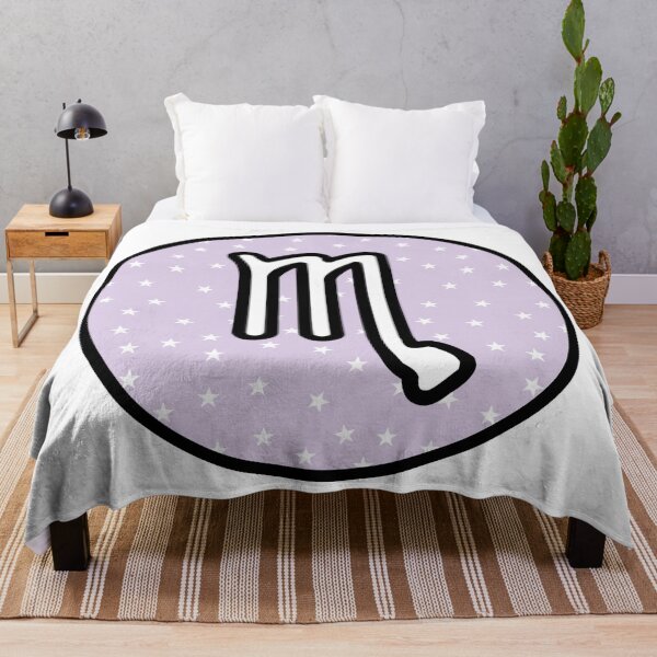 Item preview, Scorpio zodiac / astrology sticker - Purple Stars designed and sold by JessisArt.