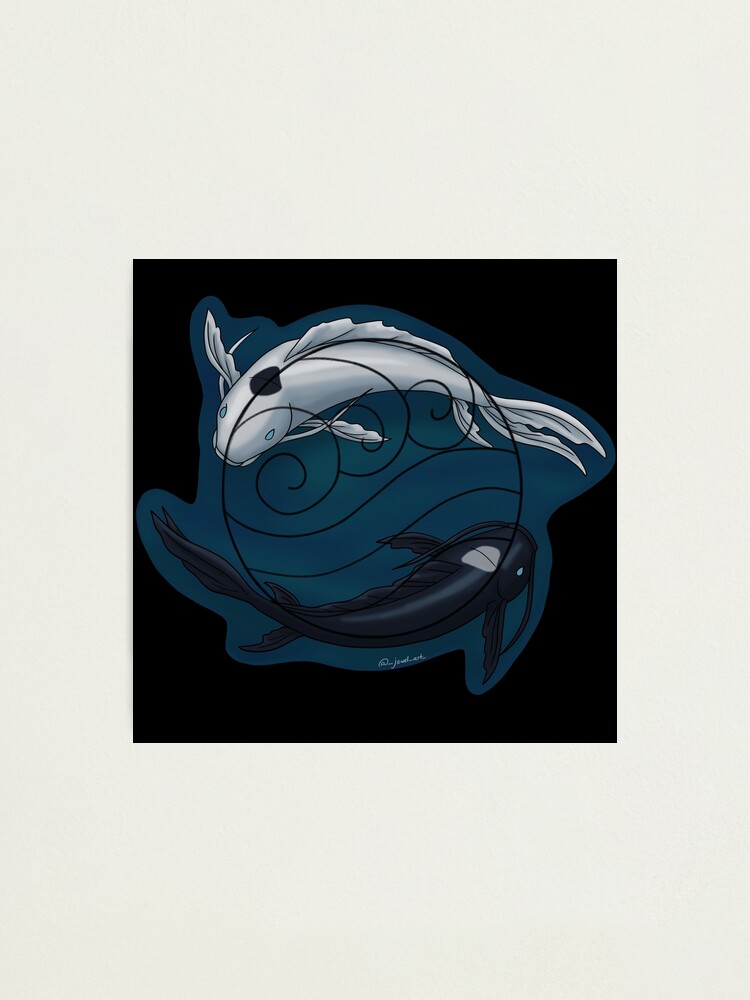 "Avatar Water Symbol Black" Photographic Print by -Jewel-Art- | Redbubble