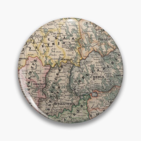 Item preview, Vintage Map of Finland (1860) designed and sold by BravuraMedia.