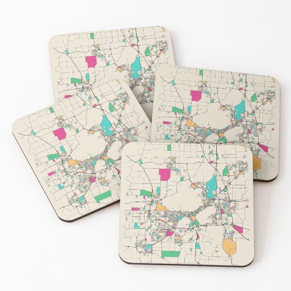 Item preview, Madison, Wisconsin Street Map designed and sold by A Deniz Akerman.
