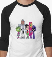 Teen Titans Go! Men's Baseball ¾ T-Shirt