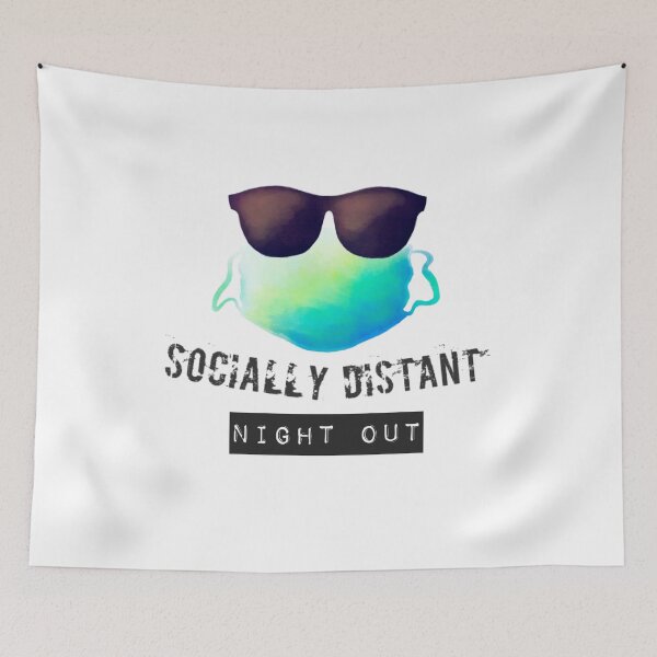 Item preview, Socially Distant Night Out designed and sold by NebulaDesigns86.