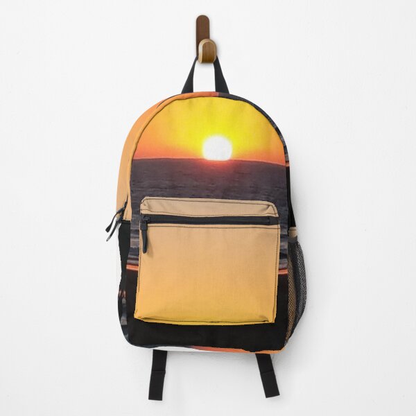 Item preview, Sunset over the waves of Agadir beach North Africa Morocco designed and sold by Hamadajet.