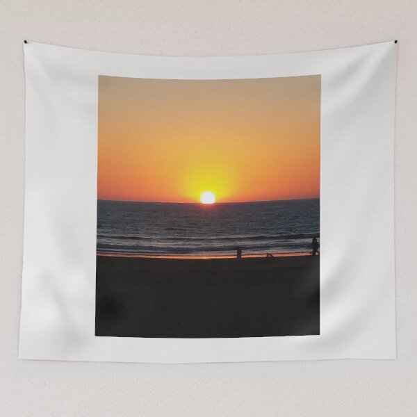 Item preview, Sunset over the waves of Agadir beach North Africa Morocco designed and sold by Hamadajet.