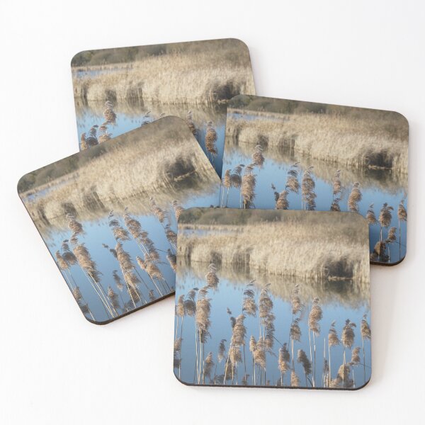 Item preview, Madine lake natural reeds landscape	 designed and sold by EstelleRossetti.