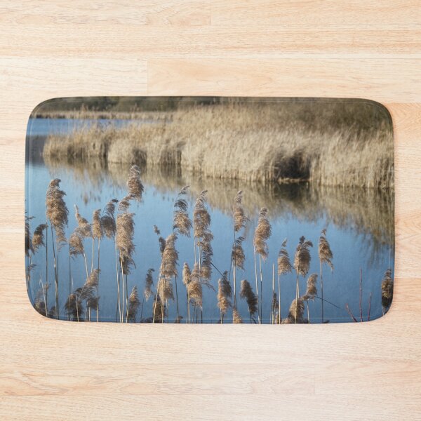 Item preview, Madine lake natural reeds landscape	 designed and sold by EstelleRossetti.