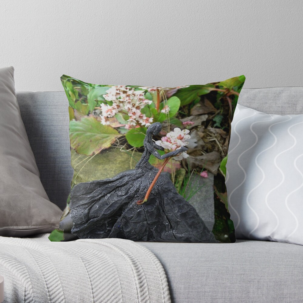 Springtime Composition III Throw Pillow