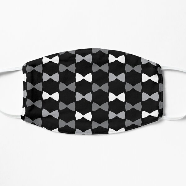 Black and White Bow Ties Mask
