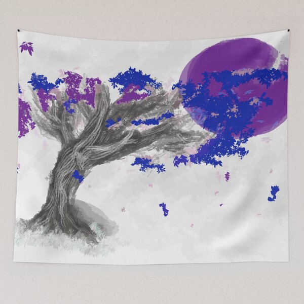 Item preview, Deep Blue Blossom designed and sold by Arts-And-Design.