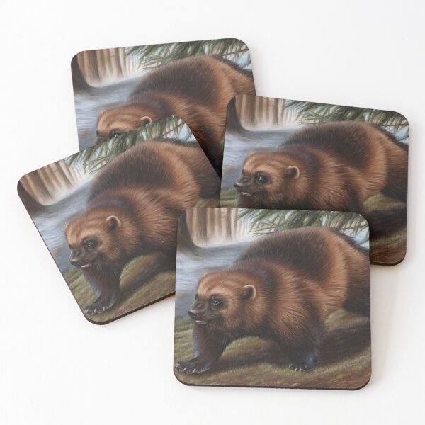 Item preview, Wolverine Wildlife Artwork designed and sold by Richard Macwee.
