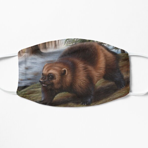 Wolverine Wildlife Artwork Mask