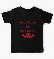 Baby Goth In Training - Kids Kids Tee
