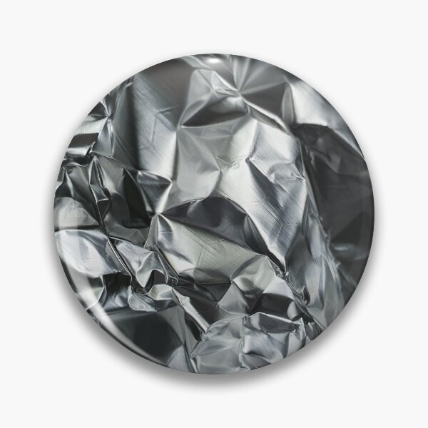 Item preview, Close-Up Of Crumpled Up Aluminium Kitchen Foil designed and sold by AJ505.