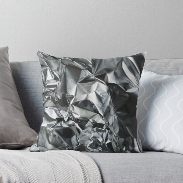 Item preview, Close-Up Of Crumpled Up Aluminium Kitchen Foil designed and sold by AJ505.