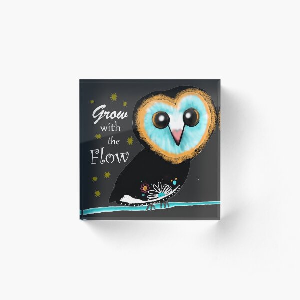 Grow with the Flow Acrylic Block
