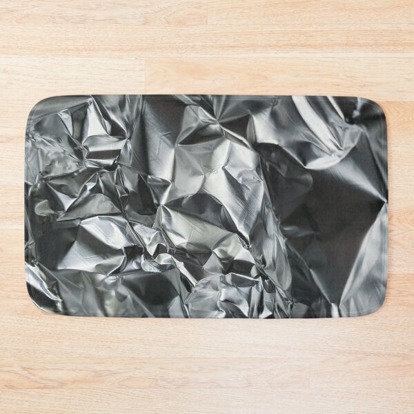 Item preview, Close-Up Of Crumpled Up Aluminium Kitchen Foil designed and sold by AJ505.