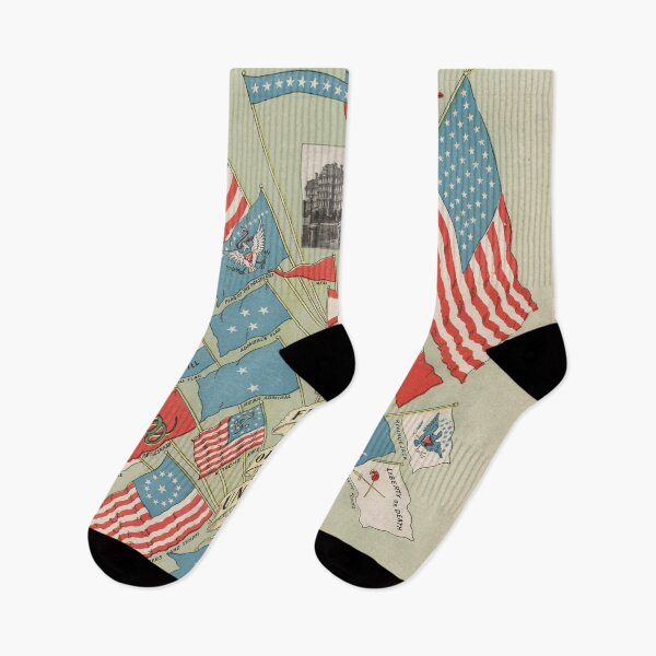Item preview, Flags of American History (1901) Historic USA Symbols designed and sold by BravuraMedia.