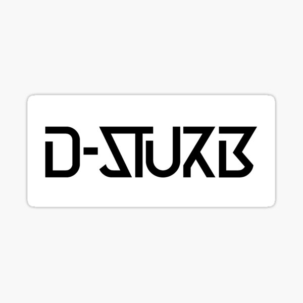 Logo de texte hardstyle D-sturb Rawstyle Sticker