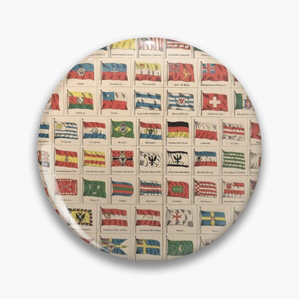 Item preview, Vintage Flags of the World Chart (1863) designed and sold by BravuraMedia.