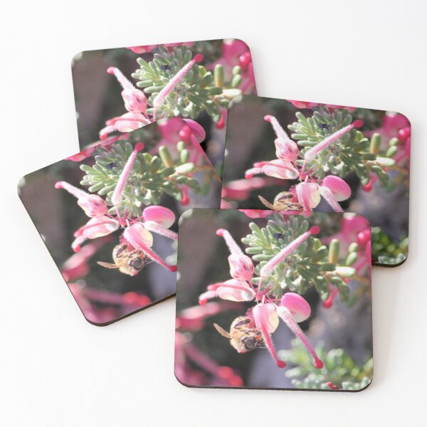 Item preview, Honey Bee on Grevillea flower, South Australia designed and sold by NanaRusty.