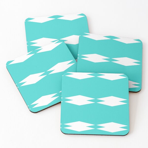 Item preview, Abstract aquamarine and white designed and sold by Abstractlara.