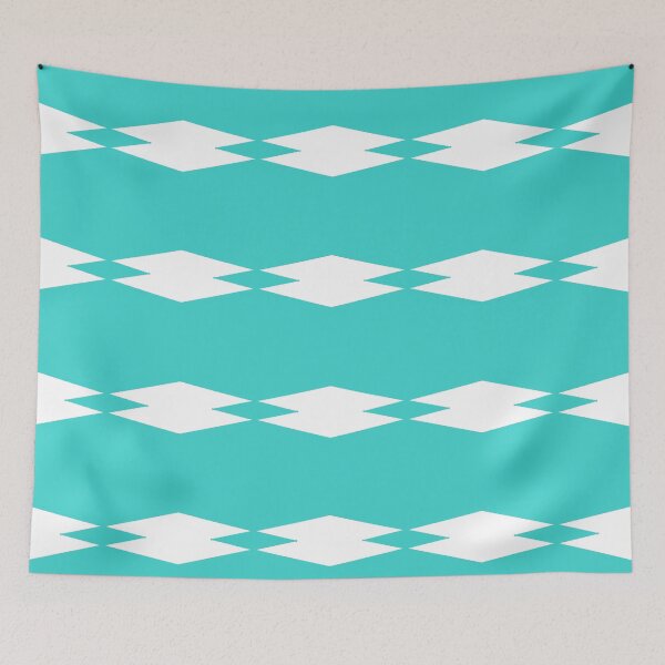 Item preview, Abstract aquamarine and white designed and sold by Abstractlara.