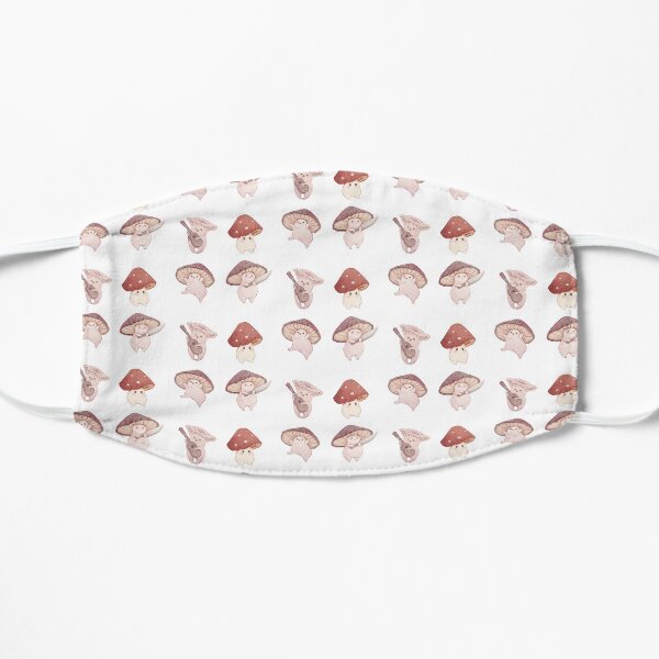 Four cute mushroom friends Mask