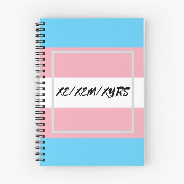 Item preview, Trans Flag - Pronouns: XE/XEM/XYRS designed and sold by thesassypanda.