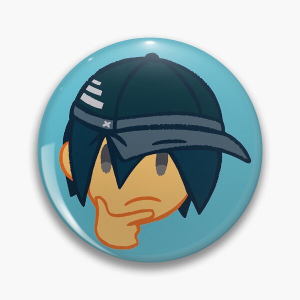 Item preview, Shuichi Saihara (thinking emoji) designed and sold by okicoma.