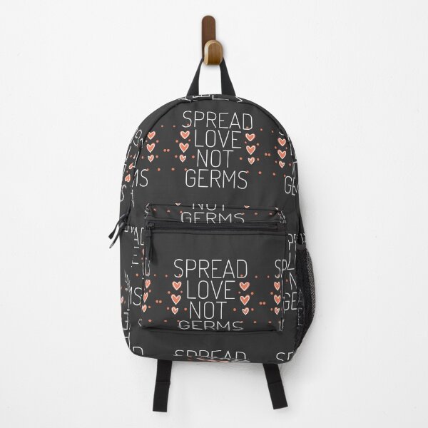 Item preview, Spread Love Not Germs White Text designed and sold by IntegrityDesign.