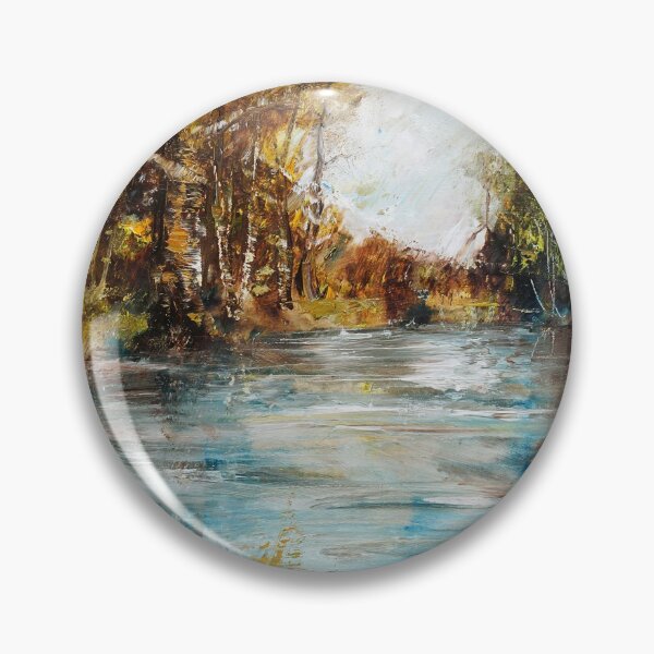 Item preview, Lake with Trees and Bushes. designed and sold by Ethiyo.