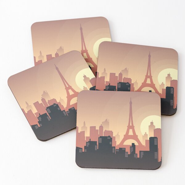 Aperçu de l'œuvre Paris Sunset Scenery créée et vendue par choisanezine.