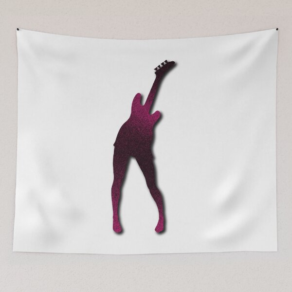Item preview,  guitar woman silhouette designed and sold by LaBeauteEtMoi.