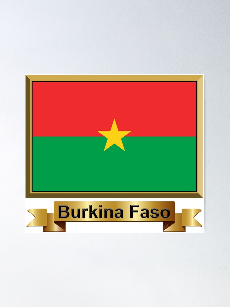 Sticker drapeau Burkina-Faso 