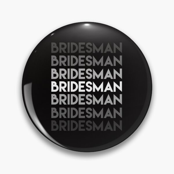 Item preview, Bridesman Stacked Text designed and sold by @ne Affirmation Healing.