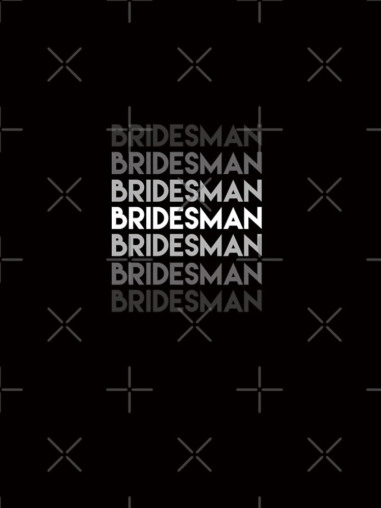 Thumbnail 4 of 4, iPhone Case, Bridesman Stacked Text designed and sold by Rmsjones.
