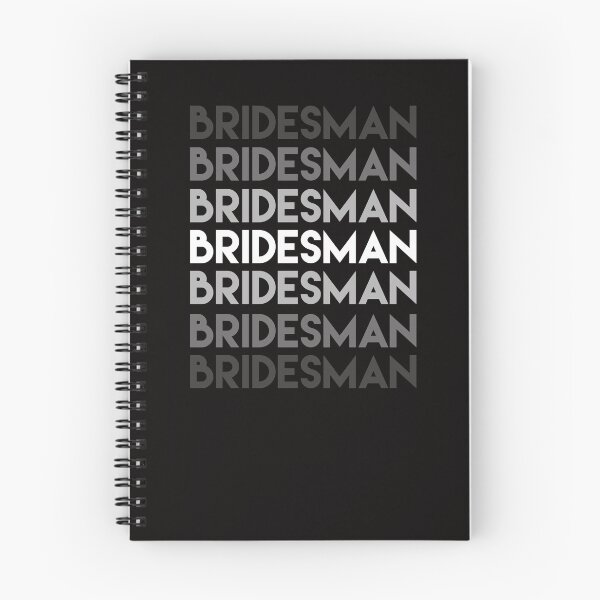 Item preview, Bridesman Stacked Text designed and sold by @ne Affirmation Healing.