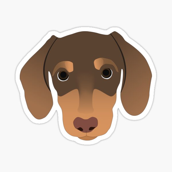 Dachshund Puppy Sticker