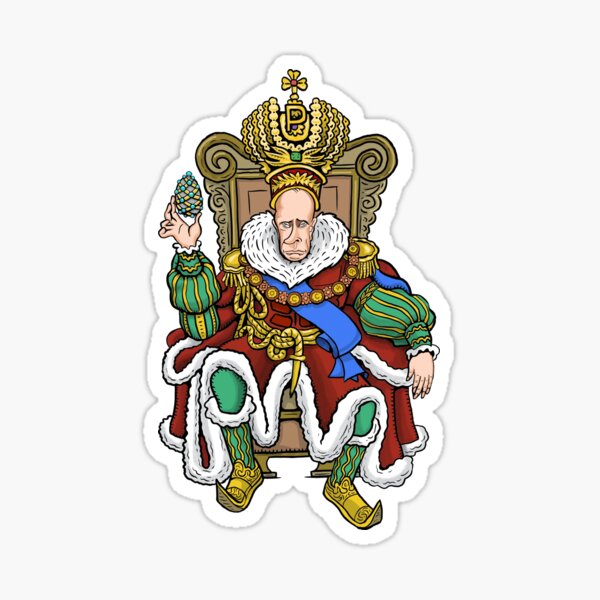 Vladimir Putin, Czar of Russia Sticker