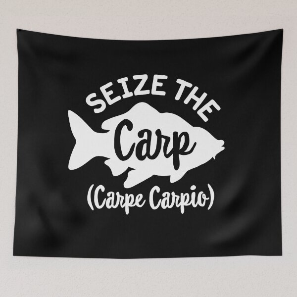 Item preview, Seize the Carp Carpe Carpio Carp fisher Carphunter designed and sold by LaundryFactory.