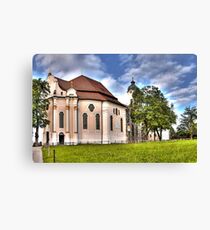 Pilgrimage Church of the Scourged Saviour - Steingaden Canvas Print